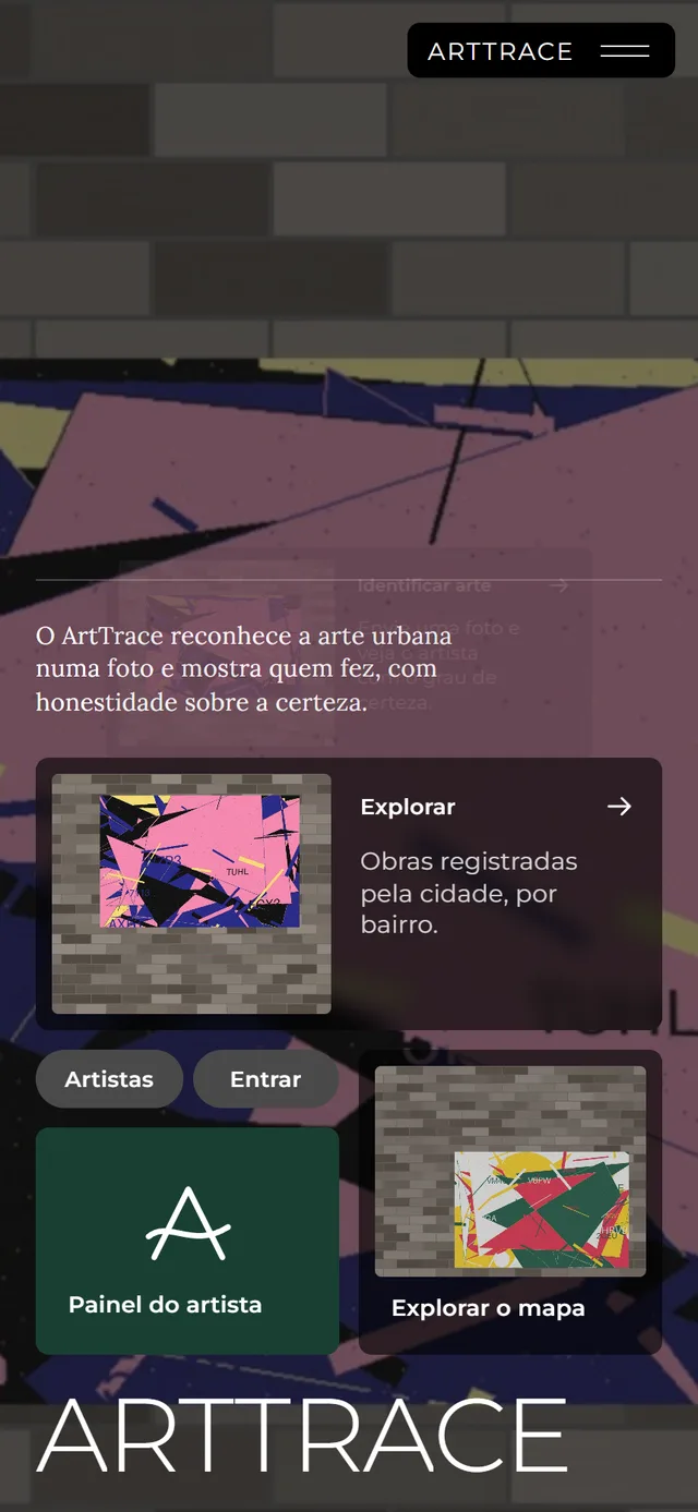 Tela Galeria a céu aberto no ArtTrace