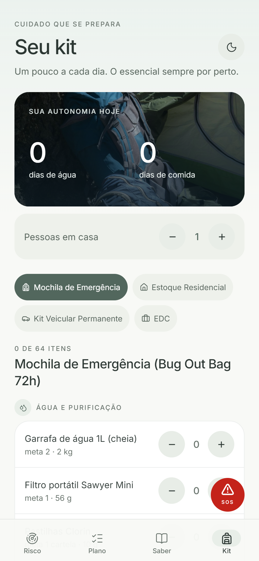 Kit Screen on Prumo