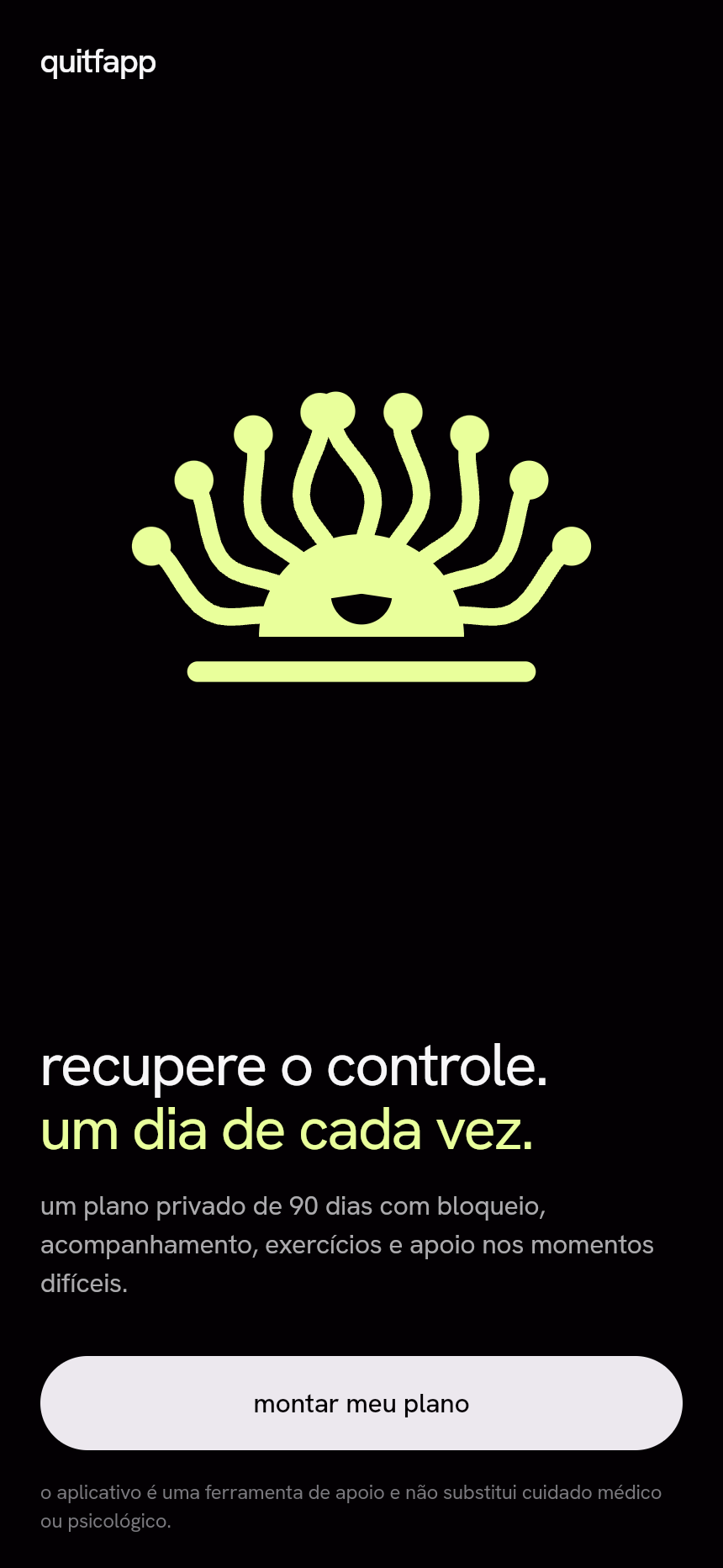 Assemble the plan screen in QuitFapp