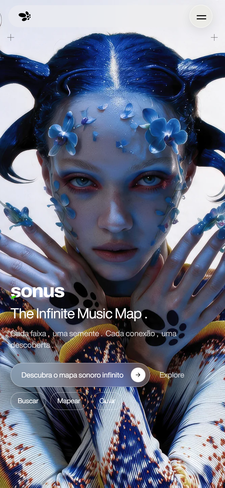 Affinity Music Discovery (Node Based) screen in Sonus